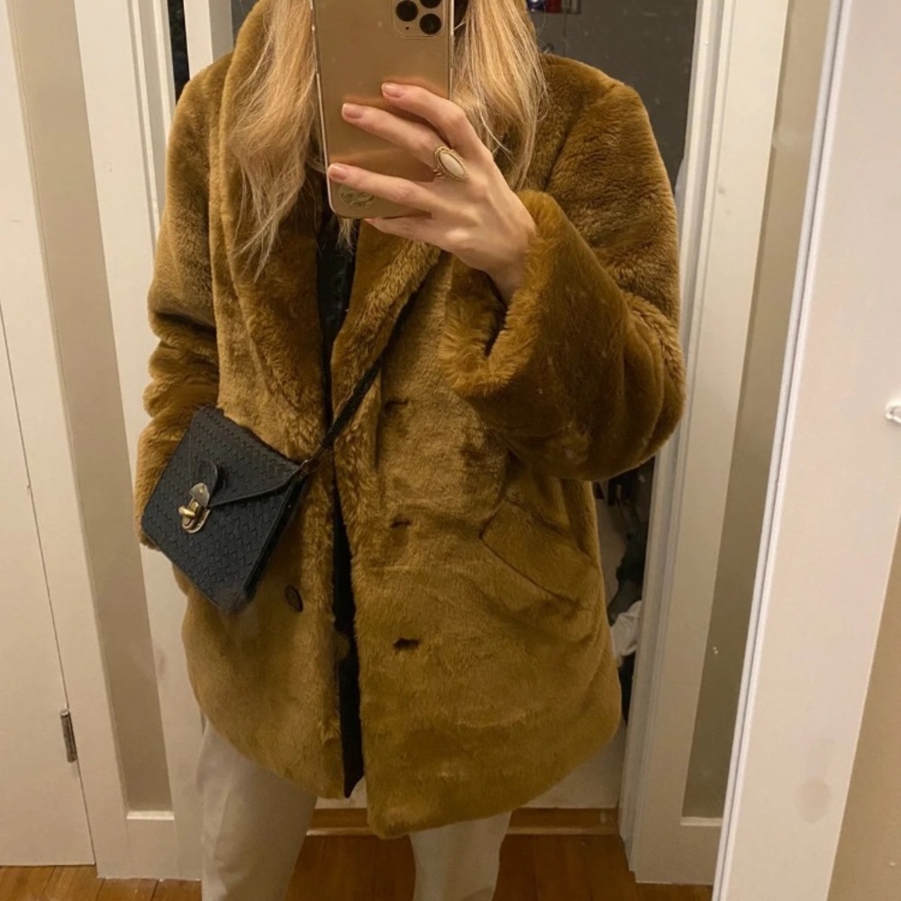 & Other Stories Faux Fur Coat